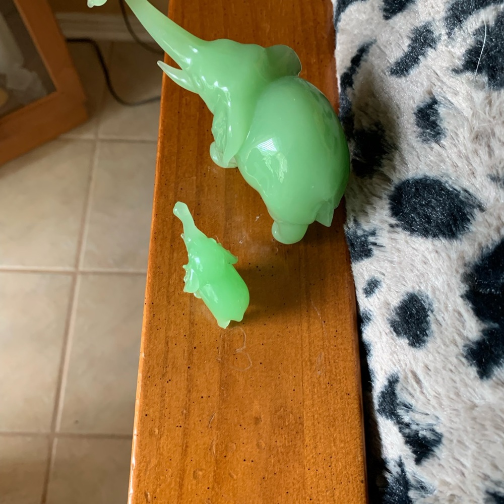 Jade elephants